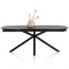 Uitschuifbare Tafel MONTELLO - Zwart Marmer Zwart