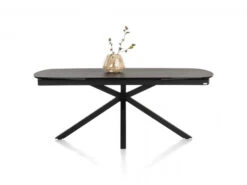 Uitschuifbare Tafel MONTELLO - Zwart Marmer Zwart