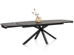 Uitschuifbare Tafel MONTELLO - Zwart Marmer Zwart -Zuiver || RICHMOND Verkoop xooon montello 69032