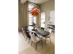 Uitschuifbare Tafel MONTELLO - Zwart Marmer Zwart -Zuiver || RICHMOND Verkoop xooon montello 69037