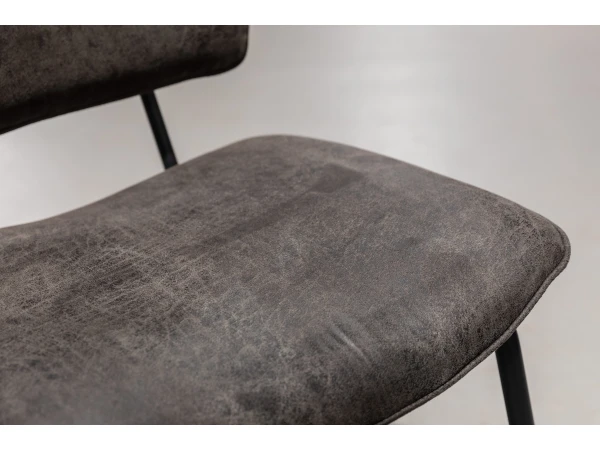 Stoel NOVALI - Antraciet Secilia Grijs 11 Stoel NOVALI - Antraciet Secilia Grijs - Afbeelding 11
