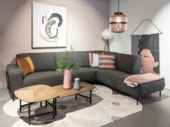 Hoekzetel PUGLIA - Zwart Zwart -Zuiver || RICHMOND Verkoop xooon puglia 72423