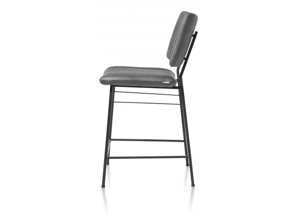 Barstoel TATUM - Pala Antraciet Grijs 4 Barstoel TATUM - Pala Antraciet Grijs - Afbeelding 4