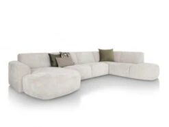 Hoeksalon TINEO - Livigno Kiezel Beige