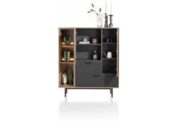 Highboard TORANO - Walnoot/zwart Multicolor -Zuiver || RICHMOND Verkoop xooon torano 53254