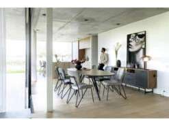 Roomdivider TORANO - Walnoot/zwart Multicolor -Zuiver || RICHMOND Verkoop xooon torano 53263