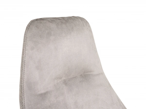 Fauteuil Met Hoge Rug VERNON - Lichtgrijs Grijs 8 Fauteuil Met Hoge Rug VERNON - Lichtgrijs Grijs - Afbeelding 8