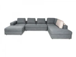 Hoeksalon VERONA Incl. Pocketveren - Toba Skyblue Blauw -Zuiver || RICHMOND Verkoop xooon verona 57944