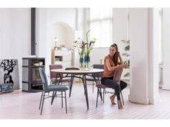 Ronde Eetkamertafel VIK - Onyx Zwart -Zuiver || RICHMOND Verkoop xooon vik 46598