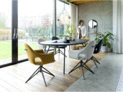 Eetkamertafel Ovaal VIK - Onyx Zwart -Zuiver || RICHMOND Verkoop xooon vik 46600