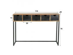 Kaptafel METAL CATCH - Hout/zwart Hout 9 Kaptafel METAL CATCH - Hout/zwart Hout -Zuiver || RICHMOND Verkoop zijlstra metal catch 51140