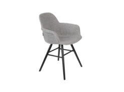 Zuiver Armstoel ALBERT - Soft Light Grey Lichtgrijs