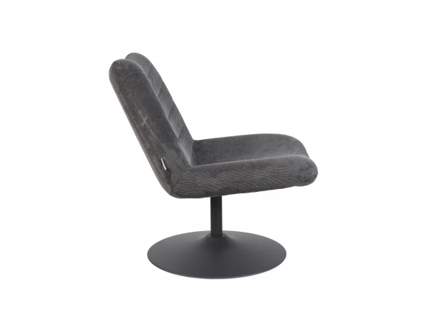 Zuiver Loungechair BUBBA - Donker Grijs Grijs 4 Zuiver Loungechair BUBBA - Donker Grijs Grijs - Afbeelding 4