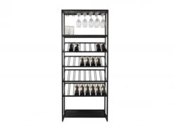 Zuiver Wijnrek CANTOR - Zwart Zwart