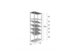 Zuiver Wijnrek CANTOR - Zwart Zwart -Zuiver || RICHMOND Verkoop zuiver cantor 22262