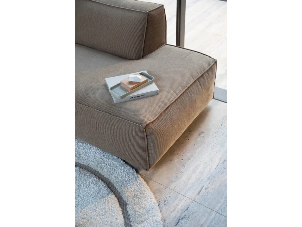 Zuiver Hoeksalon FAT FREDDY - Caramel Bruin 8 Zuiver Hoeksalon FAT FREDDY - Caramel Bruin - Afbeelding 8