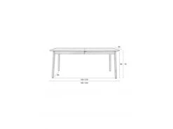 Zuiver Tafel GLIMPS XL - Walnoot Bruin -Zuiver || RICHMOND Verkoop zuiver glimps 47589