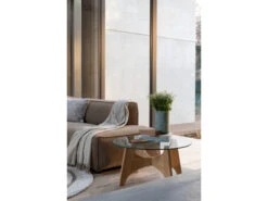 Zuiver Salontafel KOBE - Hout/Glas Hout -Zuiver || RICHMOND Verkoop zuiver kobe 71008