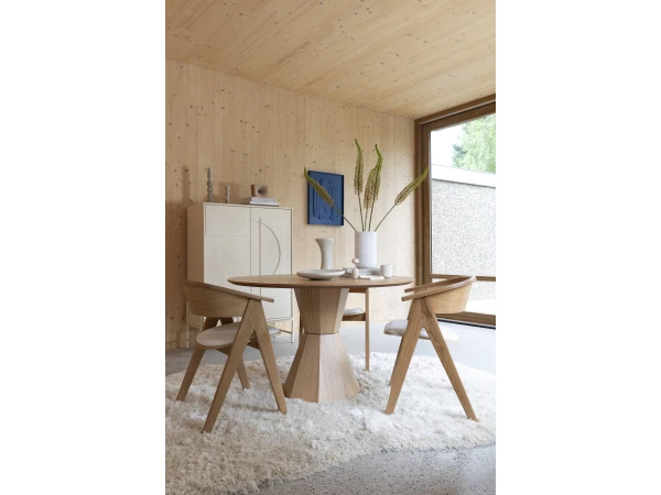 Zuiver Ronde Tafel LOTUS - Eik Fineer Hout 9 Zuiver Ronde Tafel LOTUS - Eik Fineer Hout - Afbeelding 9