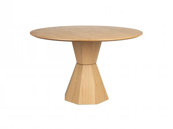 Zuiver Ronde Tafel LOTUS - Eik Fineer Hout 1 Zuiver Ronde Tafel LOTUS - Eik Fineer Hout