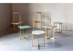 Zuiver Bijzettafel LUIGI - Dark Red Rood -Zuiver || RICHMOND Verkoop zuiver luigi 24863