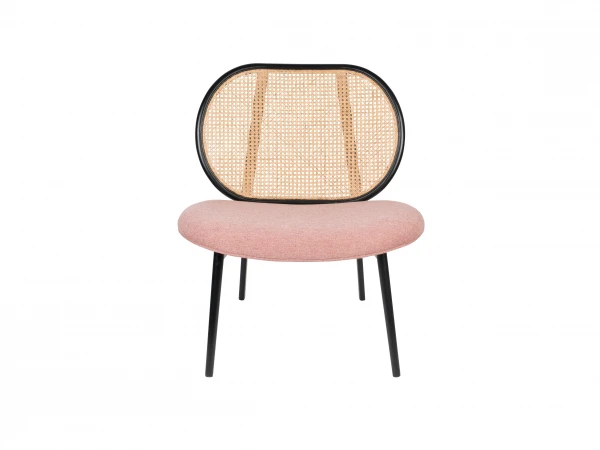 Zuiver Fauteuil SPIKE - Roze/naturel Roze 6 Zuiver Fauteuil SPIKE - Roze/naturel Roze - Afbeelding 6