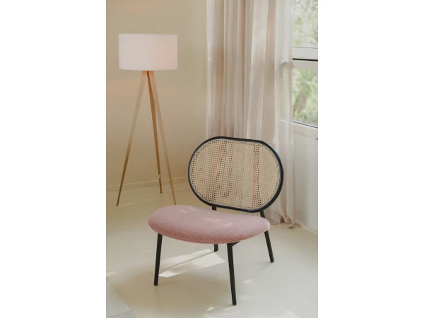 Zuiver Fauteuil SPIKE - Roze/naturel Roze 19 Zuiver Fauteuil SPIKE - Roze/naturel Roze - Afbeelding 19