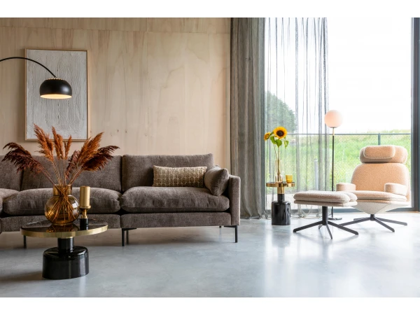 Zuiver Hoeksalon SUMMER - Coffee Bruin 4 Zuiver Hoeksalon SUMMER - Coffee Bruin - Afbeelding 4