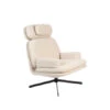 Zuiver Loungechair TYLER - Wit Bouclé Wit
