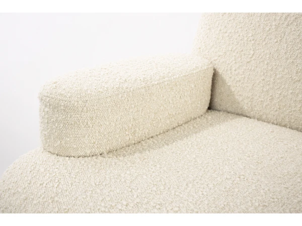 Zuiver Loungechair TYLER - Wit Bouclé Wit 9 Zuiver Loungechair TYLER - Wit Bouclé Wit - Afbeelding 9